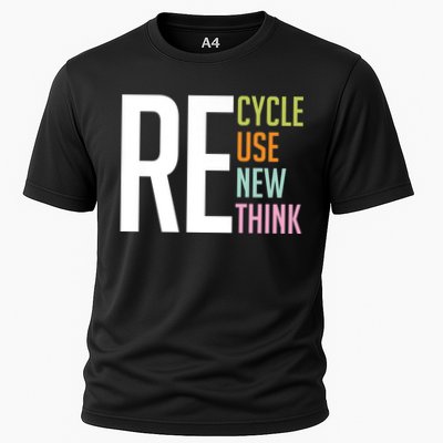 Recycle Reuse Renew Rethink Crisis Environmental Activism Performance Shirt