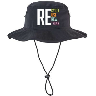 Recycle Reuse Renew Rethink Crisis Environmental Activism Bucket Hat