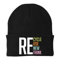 Recycle Reuse Renew Rethink Crisis Environmental Activism Beanie