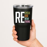 Recycle Reuse Renew Rethink Crisis Environmental Activism Tumbler