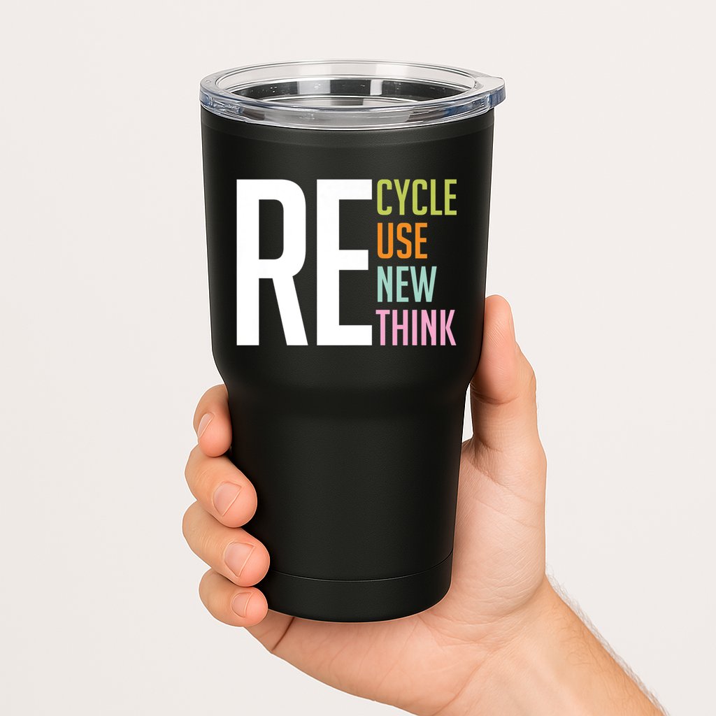 Recycle Reuse Renew Rethink Crisis Environmental Activism Tumbler