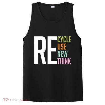 Recycle Reuse Renew Rethink Crisis Environmental Activism PosiCharge Competitor Tank