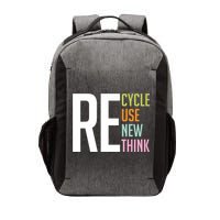 Recycle Reuse Renew Rethink Crisis Environmental Activism Vector Backpack
