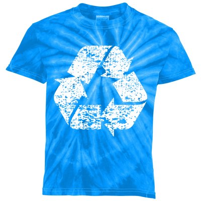 Reduce Reuse Recycle Planet Advocate Gift Kids Tie-Dye T-Shirt