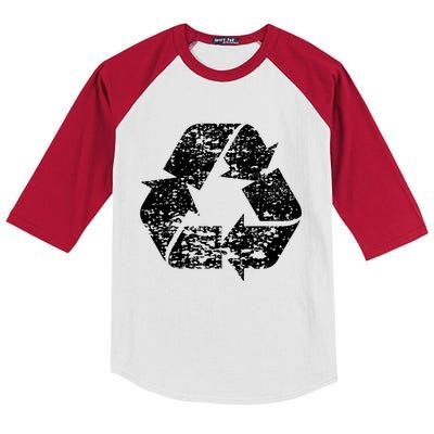 Reduce Reuse Recycle Planet Advocate Gift Kids Colorblock Raglan Jersey