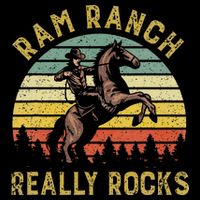 Ram Ranch Really Rocks Vintage Western Cow Country Lover Doggie Tank