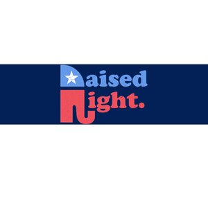 Raised Right Republican Elephant Retro Style Distressed Gift Bumper Sticker