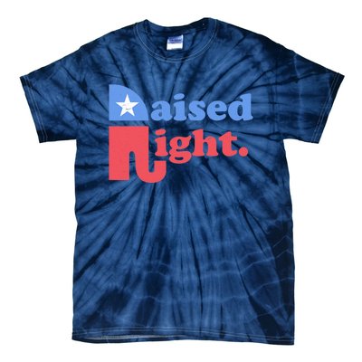 Raised Right Republican Elephant Retro Style Distressed Gift Tie-Dye T-Shirt