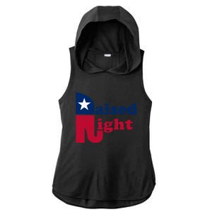 Raised Right Republican Elephant Retro Style Patriotic Gift Cute Gift Ladies PosiCharge Tri-Blend Wicking Draft Hoodie Tank