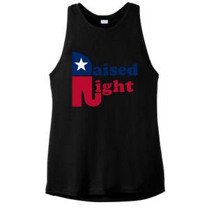 Raised Right Republican Elephant Retro Style Patriotic Gift Cute Gift Ladies PosiCharge Tri-Blend Wicking Tank