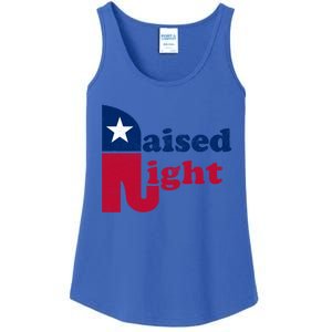 Raised Right Republican Elephant Retro Style Patriotic Gift Cute Gift Ladies Essential Tank