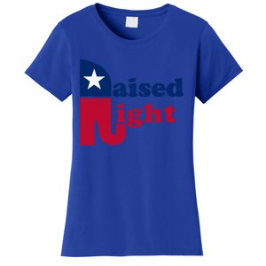 Raised Right Republican Elephant Retro Style Patriotic Gift Cute Gift Women's T-Shirt