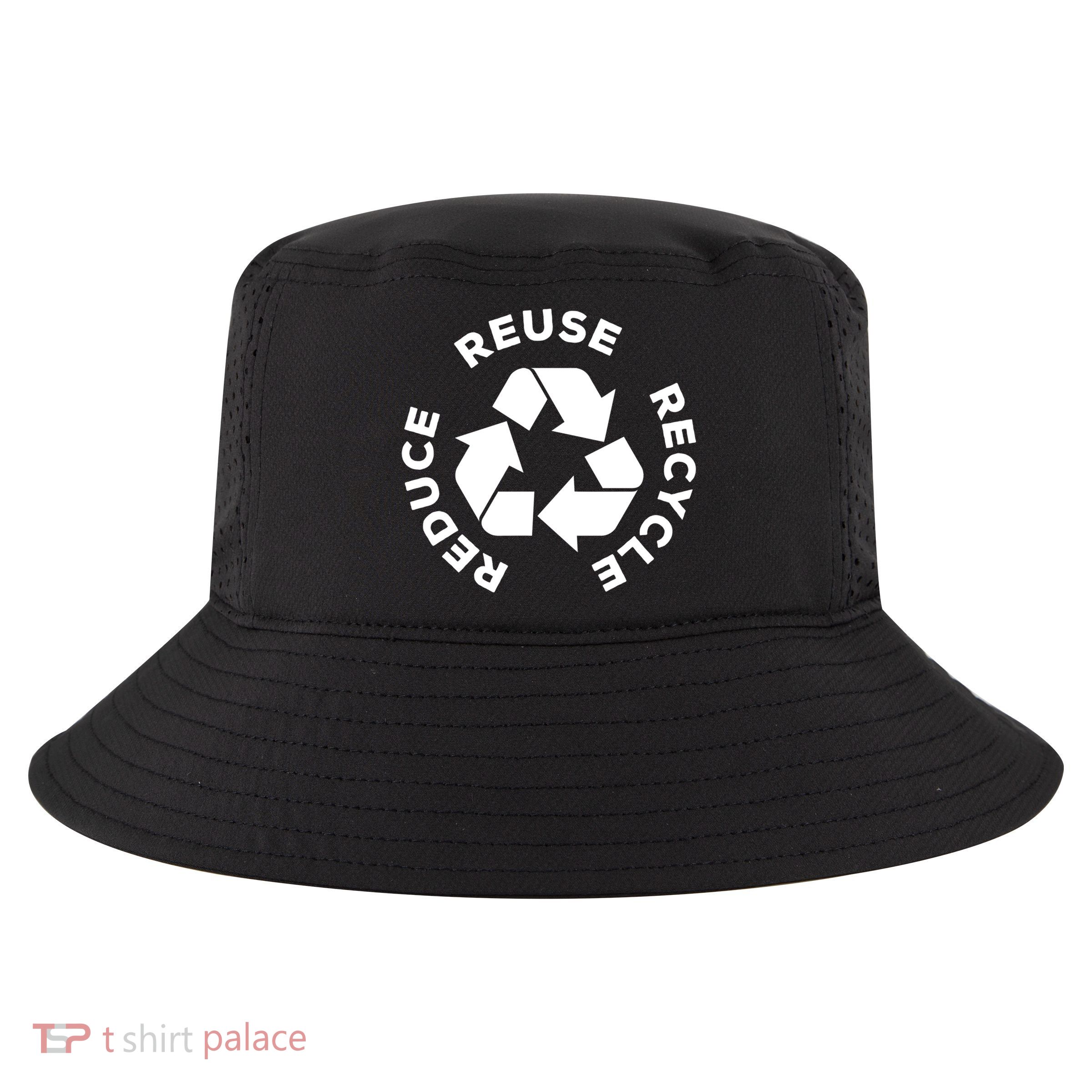 Reduce Reuse Recycle Earth Day Gift For Mother Earth Gift Cool Comfort Performance Bucket Hat