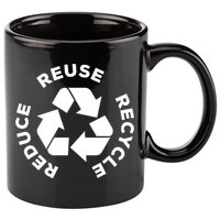 Reduce Reuse Recycle Earth Day Gift For Mother Earth Gift 11oz C Handle Ceramic Mug