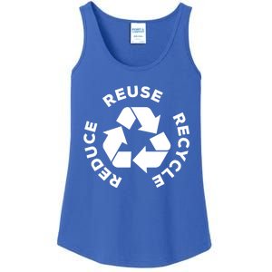 Reduce Reuse Recycle Earth Day Gift For Mother Earth Gift Ladies Essential Tank