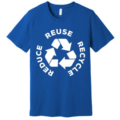 Reduce Reuse Recycle Earth Day Gift For Mother Earth Gift Premium T-Shirt