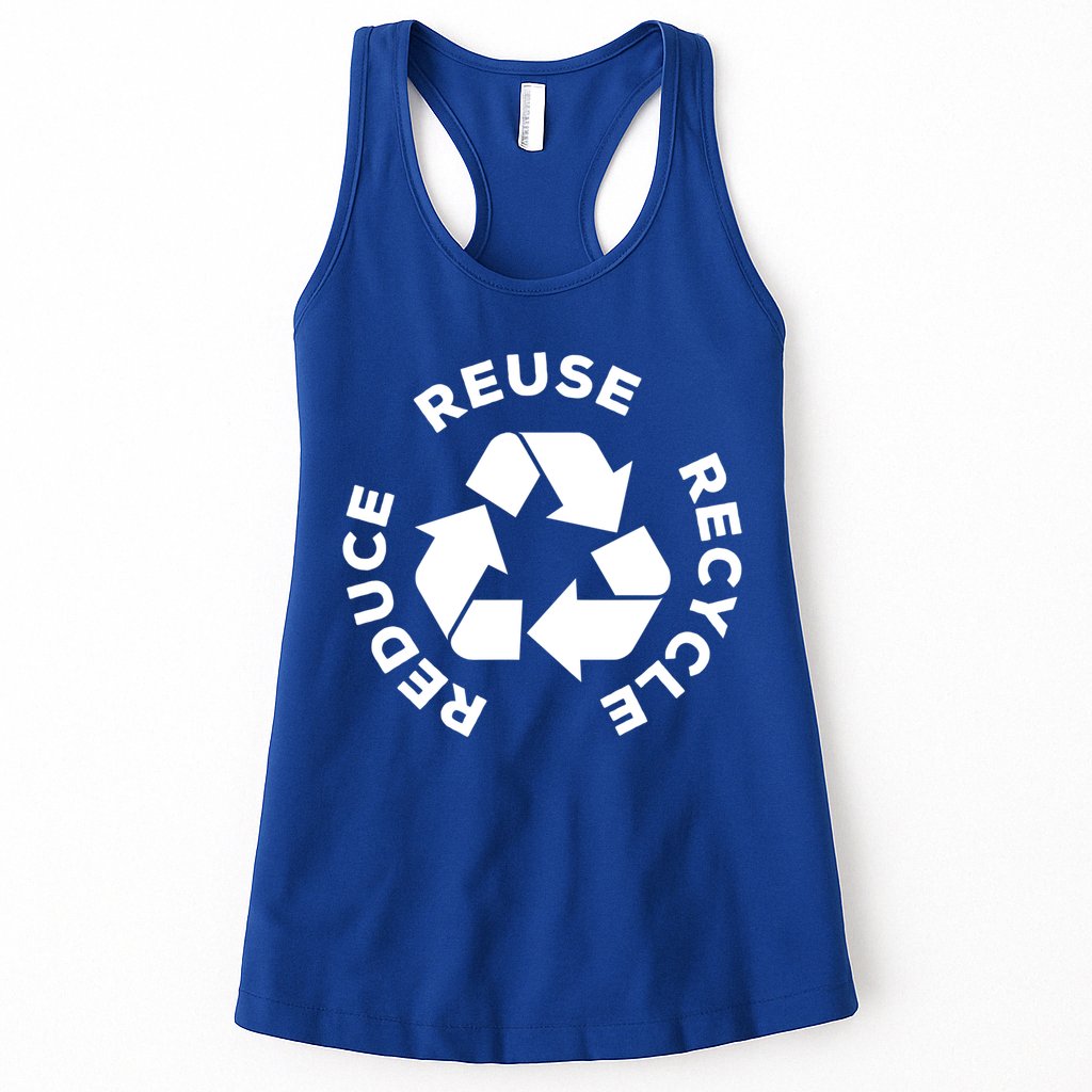 Reduce Reuse Recycle Earth Day Gift For Mother Earth Gift Womens Tank Top