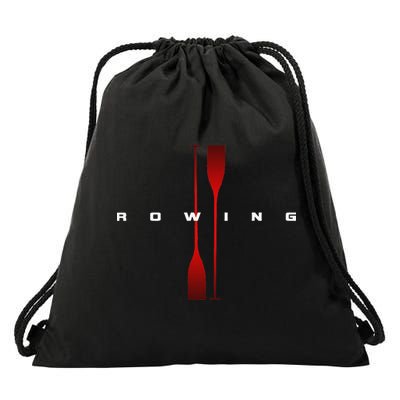 Rowing Rowing Drawstring Bag