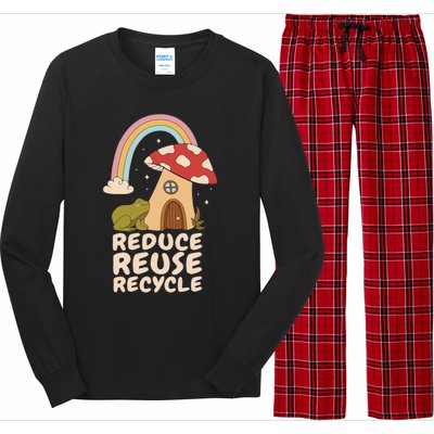 Reduce Reuse Recycle Rainforest Gift Long Sleeve Pajama Set