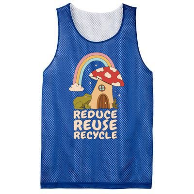 Reduce Reuse Recycle Rainforest Gift Mesh Reversible Basketball Jersey Tank