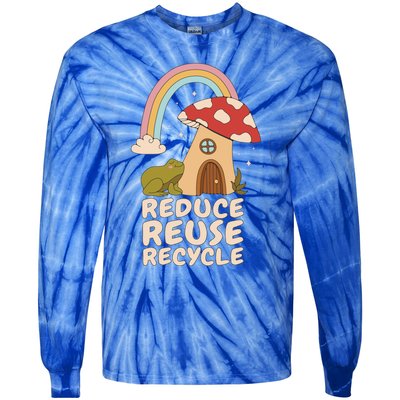 Reduce Reuse Recycle Rainforest Gift Tie-Dye Long Sleeve Shirt