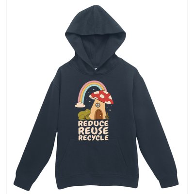 Reduce Reuse Recycle Rainforest Gift Urban Pullover Hoodie