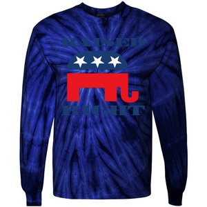 Raised Right Republican Party Tie-Dye Long Sleeve Shirt