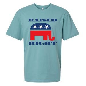 Raised Right Republican Party Sueded Cloud Jersey T-Shirt