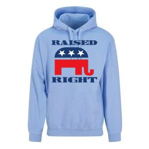 Raised Right Republican Party Unisex Surf Hoodie