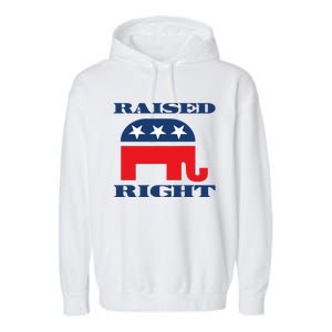 Raised Right Republican Party Garment-Dyed Fleece Hoodie