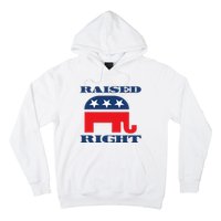 Raised Right Republican Party Hoodie