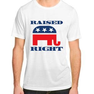 Raised Right Republican Party Adult ChromaSoft Performance T-Shirt