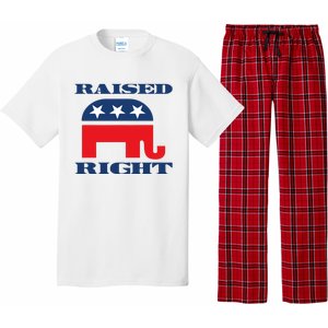 Raised Right Republican Party Pajama Set