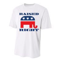 Raised Right Republican Party Performance Sprint T-Shirt