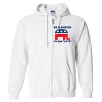 Raised Right Republican Party Full Zip Hoodie