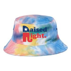 Raised Right Republican Elephant Retro Style Distressed Gift Tie Dye Newport Bucket Hat