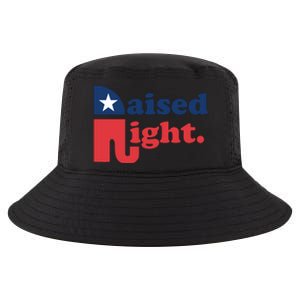 Raised Right Republican Elephant Retro Style Distressed Gift Cool Comfort Performance Bucket Hat