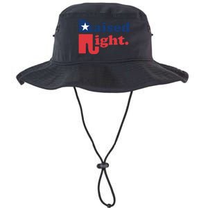 Raised Right Republican Elephant Retro Style Distressed Gift Legacy Cool Fit Booney Bucket Hat