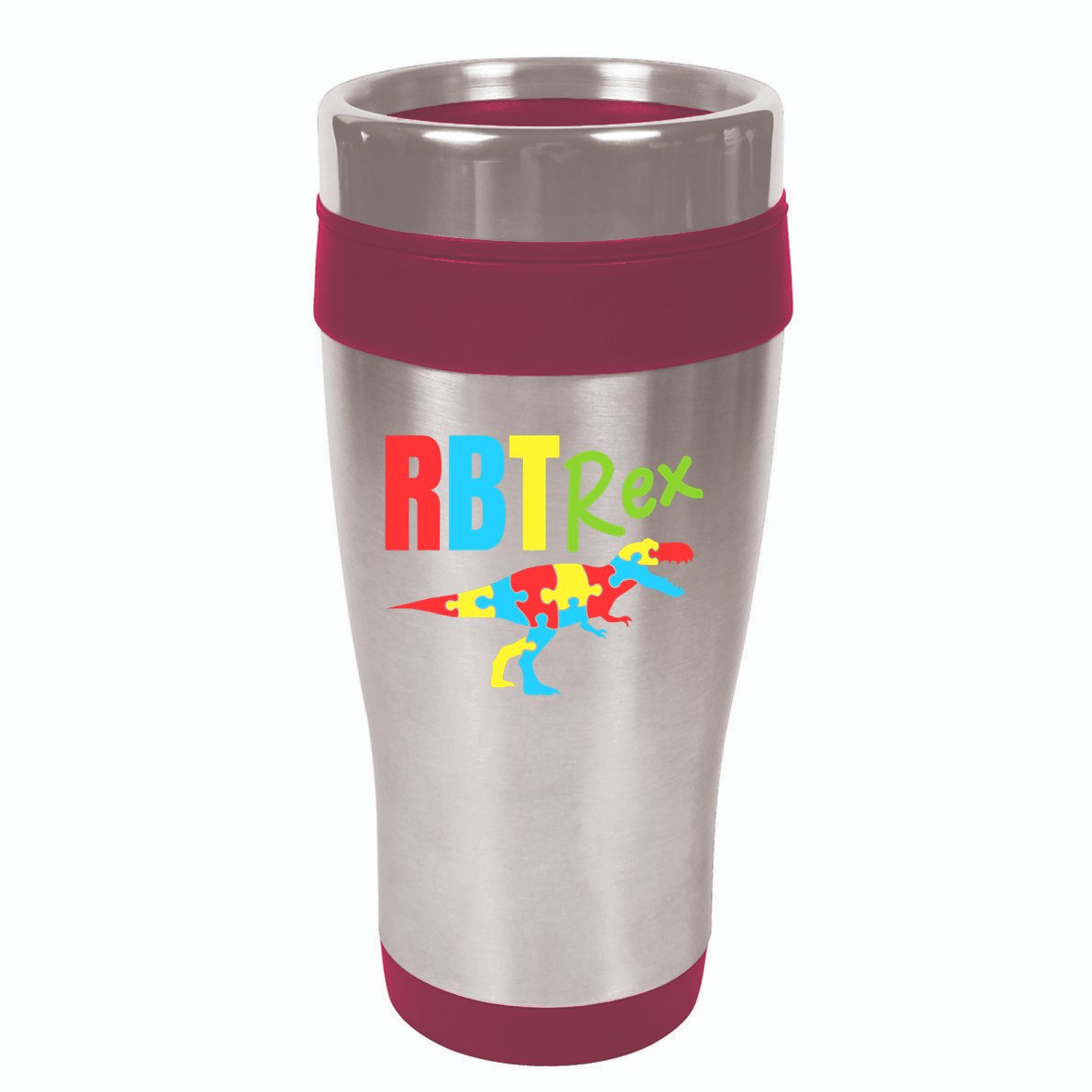 RBT Rex Registered Behavior Technician ABA Therapist Autism 16oz Travel Tumbler