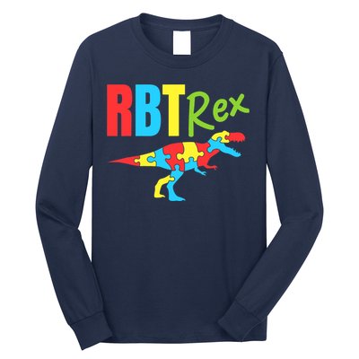 RBT Rex Registered Behavior Technician ABA Therapist Autism Long Sleeve Shirt
