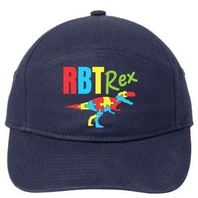 RBT Rex Registered Behavior Technician ABA Therapist Autism 7-Panel Snapback Hat
