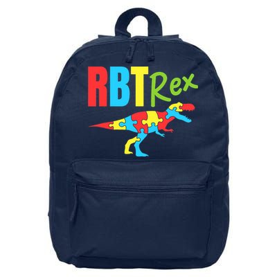 RBT Rex Registered Behavior Technician ABA Therapist Autism 16 in Basic Backpack