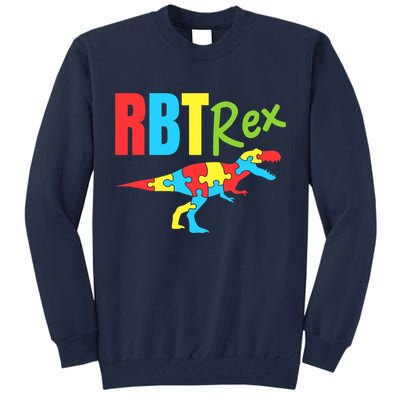 RBT Rex Registered Behavior Technician ABA Therapist Autism Tall Sweatshirt