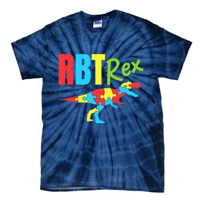 RBT Rex Registered Behavior Technician ABA Therapist Autism Tie-Dye T-Shirt