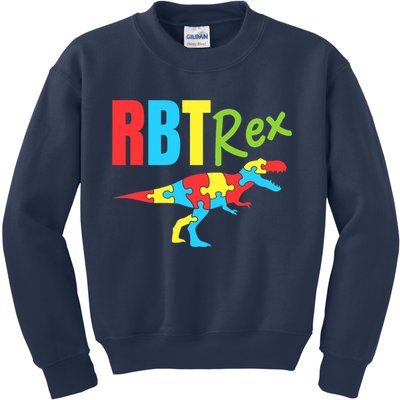 RBT Rex Registered Behavior Technician ABA Therapist Autism Kids Sweatshirt