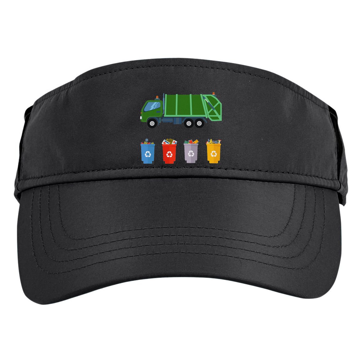 Recycling Rash Ruck Garbage Ruck Adult Drive Performance Visor