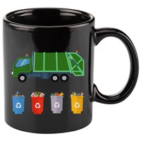 Recycling Rash Ruck Garbage Ruck 11oz C Handle Ceramic Mug