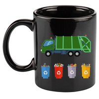 Recycling Rash Ruck Garbage Ruck 11oz C Handle Ceramic Mug
