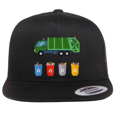 Recycling Rash Ruck Garbage Ruck Flatbill Hat