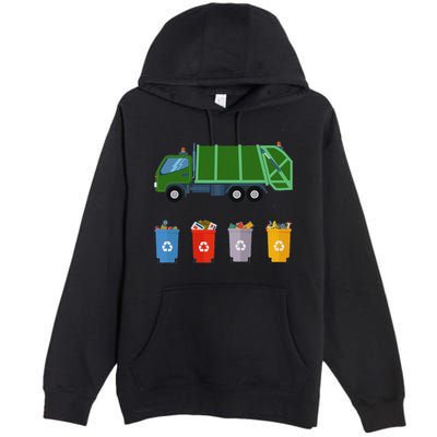 Recycling Rash Ruck Garbage Ruck Premium Pullover Hoodie